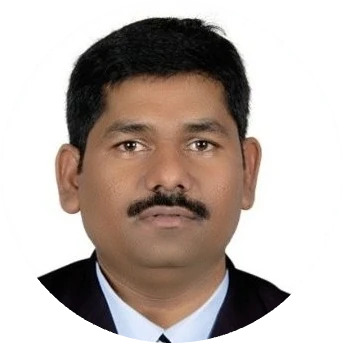 Portrait of K Vinod Kumar, founder of Vyom Nirman